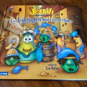 Rare Veggietales Jonah Even Fish Slappers Need a Second Chance‎ HC book